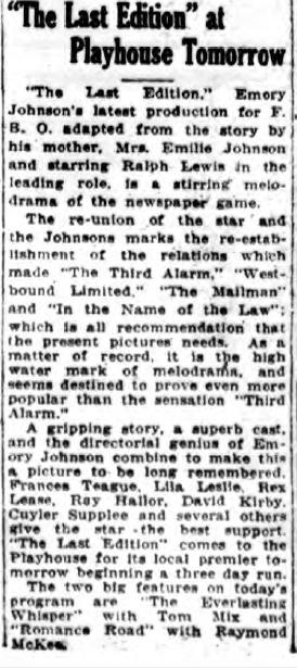 Mount Vernon, New York, Daily Argus 30th Dec 1925 PART 2